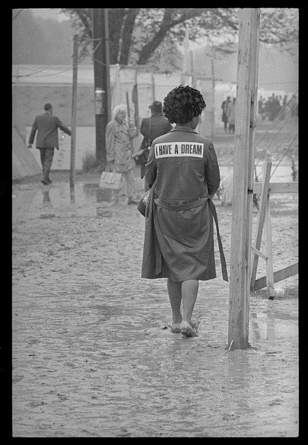 Photo:Washington D.C. 1968 Resurrection City Mud March Have a Dream