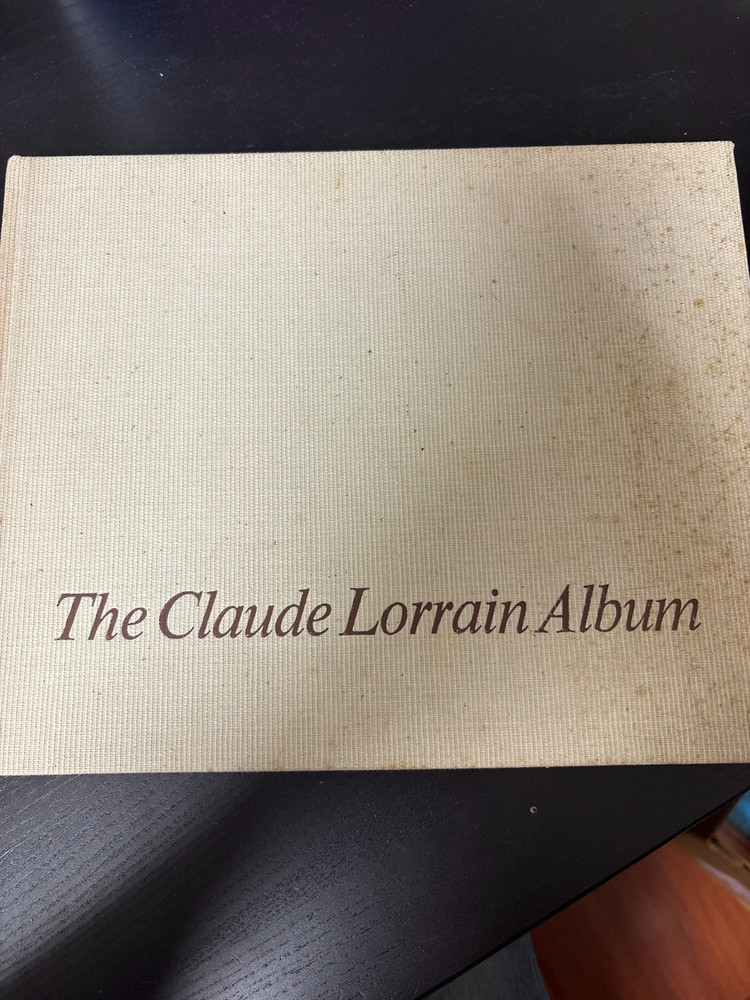 The Claude Lorrain Album 1971 Hardcover Marcel Roethlisberger