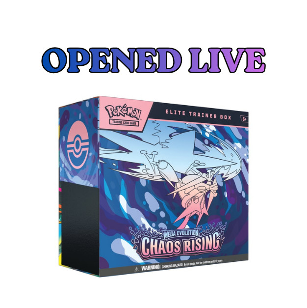 [OPENED LIVE] Pokemon Chaos Rising ETB