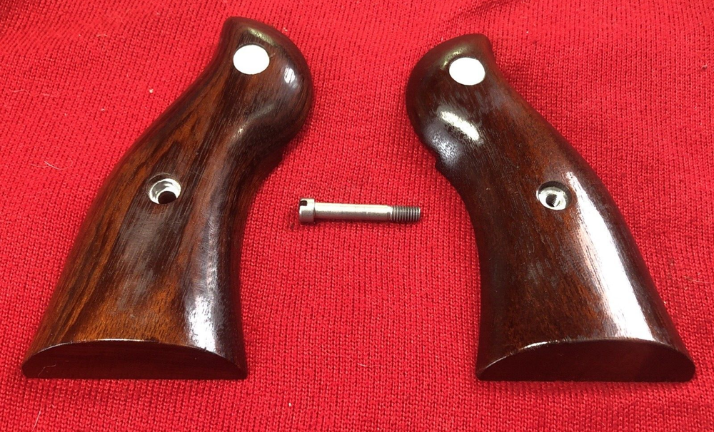 Ruger Redhawk .44 Magnum Double Action Revolver Factory Wood Pistol Grips