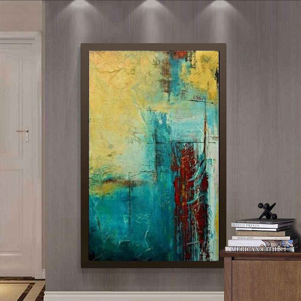 Modern Abstract Oil Painting Hand-painted Art Canvas Wall Decoration Painting