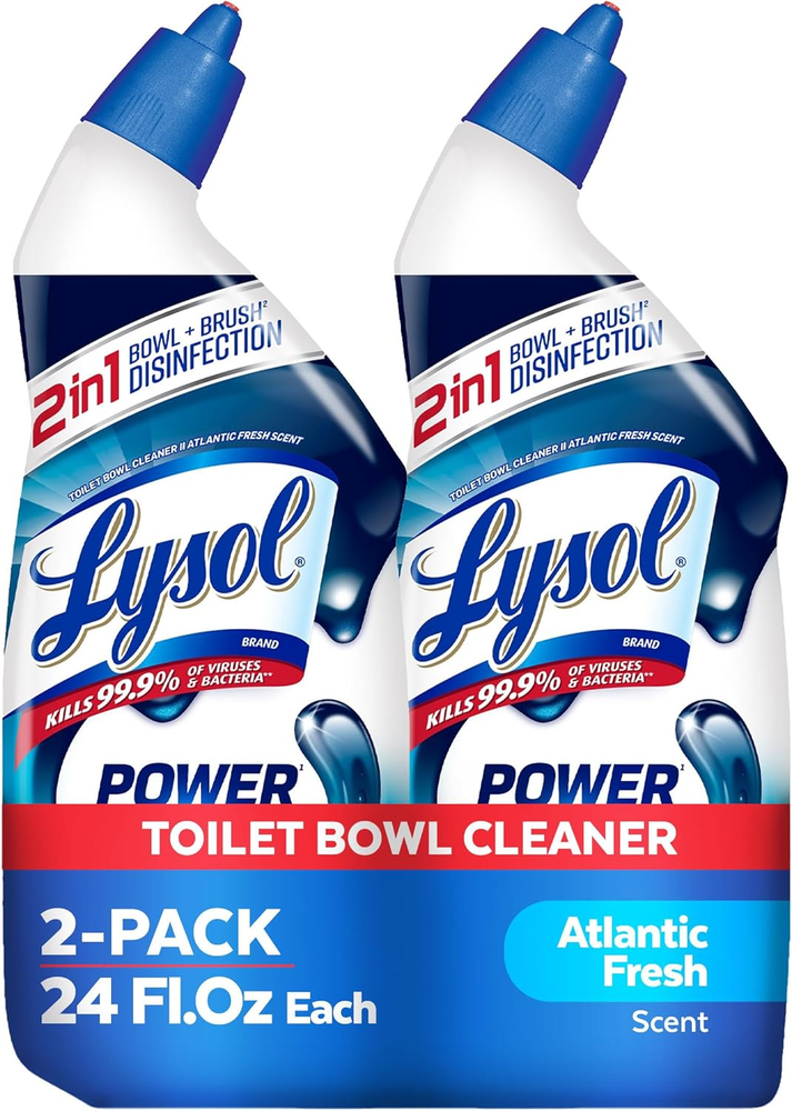 2ct 24oz Max Strength Bleach-Free Toilet Bowl Cleaning Gel