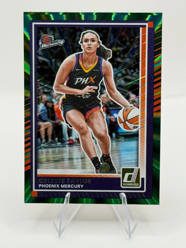 2025 Panini Celeste Taylor : Green Laser