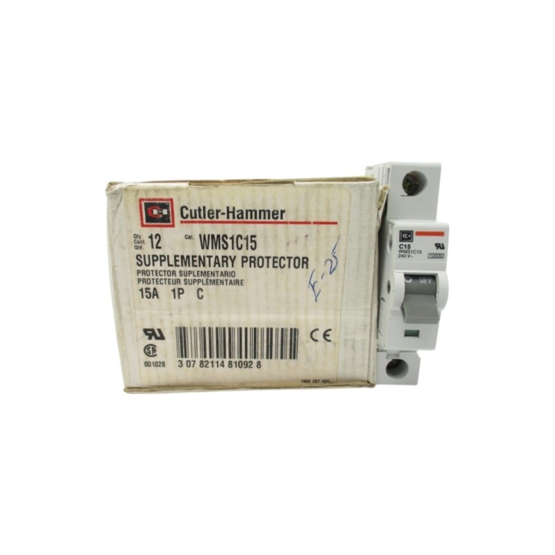 Cutler Hammer Wms1C15 240V 15A Nsmp