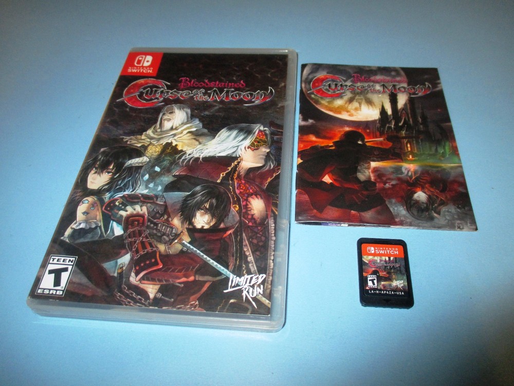 Bloodstained: Curse of the Moon Nintendo Switch Limited Run Game w/Case