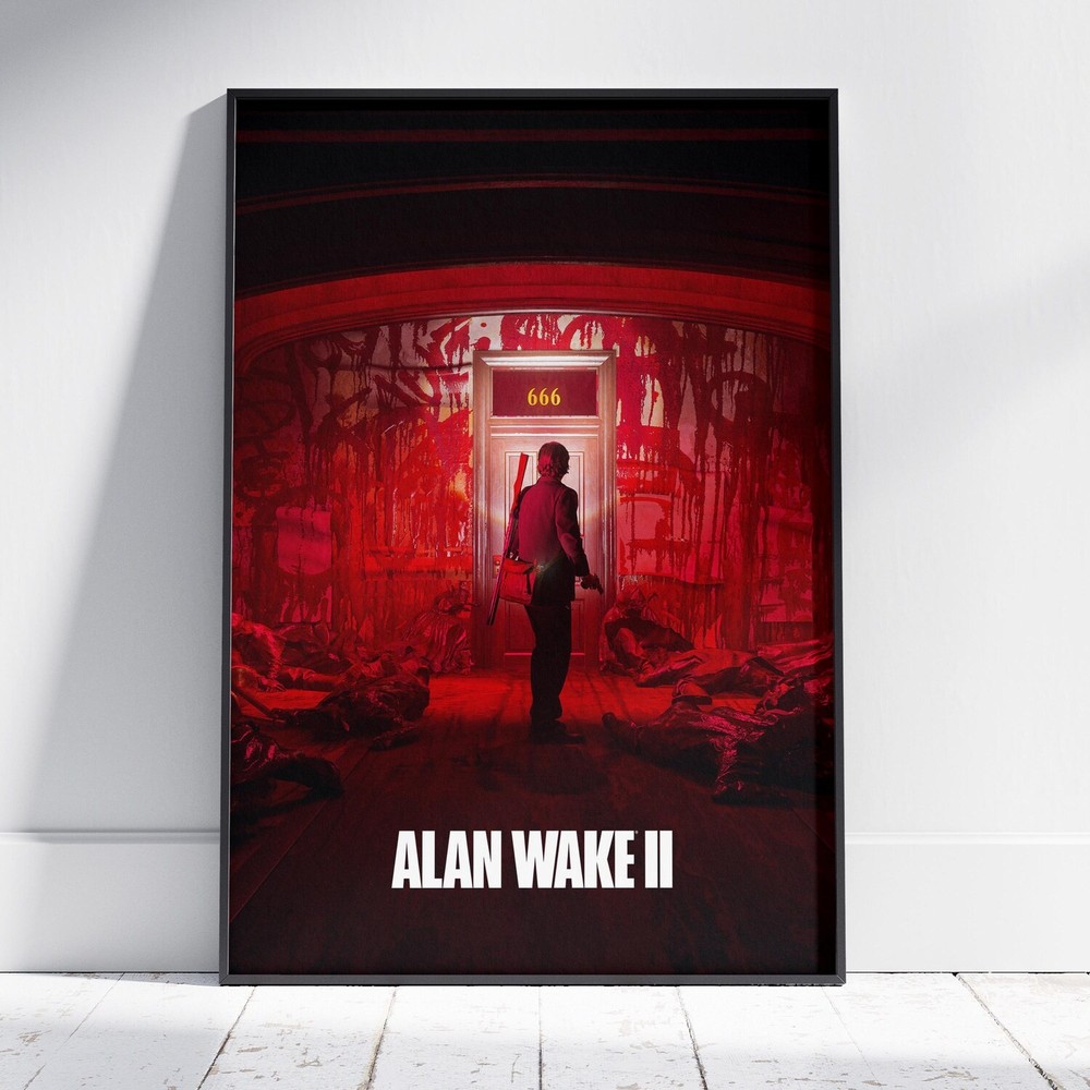 Alan Wake Poster | Survival Horror Video Game Wall Art Print Gamer Gift #1