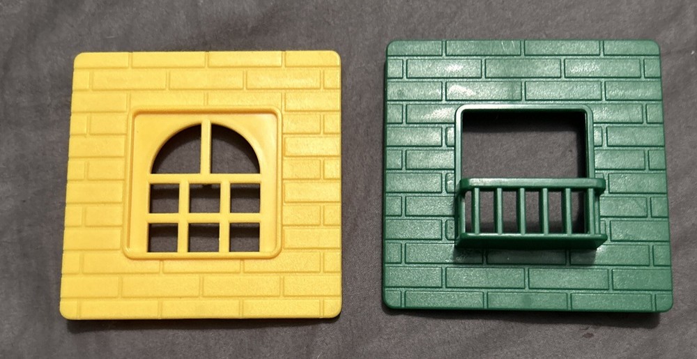 2-Piece Playmag Magnetic Window Panels for Kids Building Toys