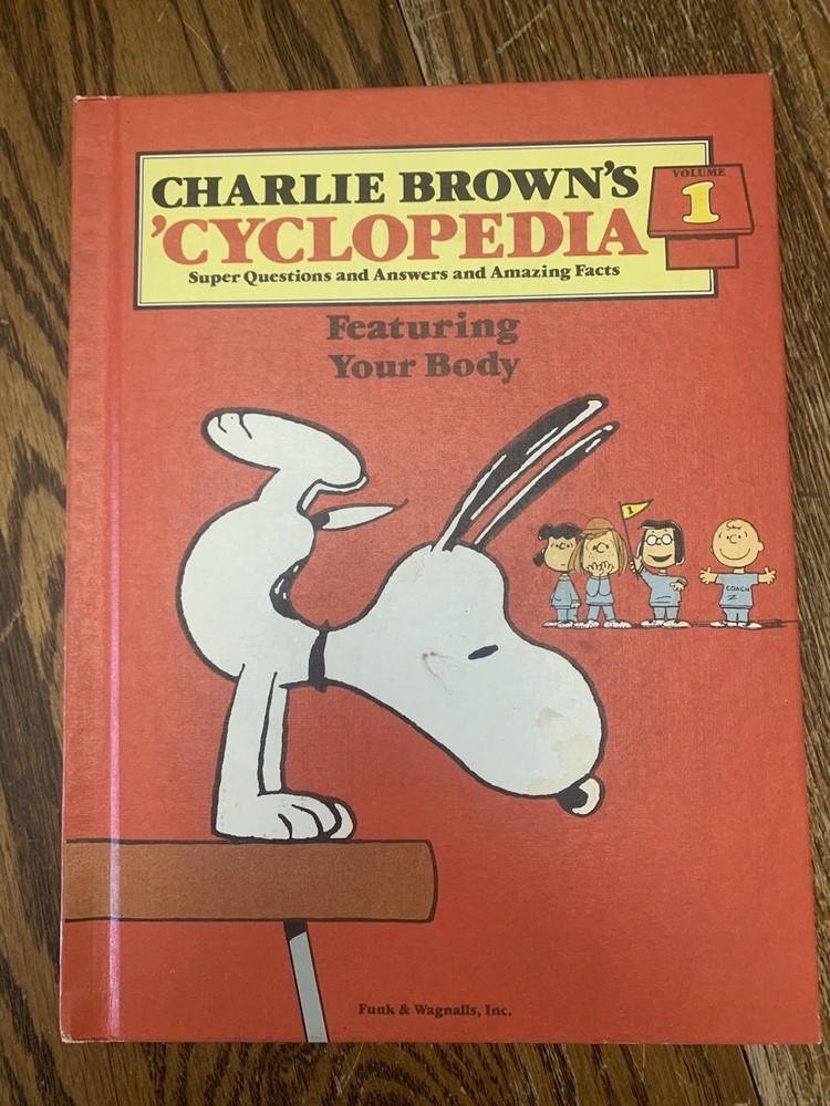 Charlie Brown's 'Cyclopedia Vol 1 Your Body Peanuts comic book Encyclopedia