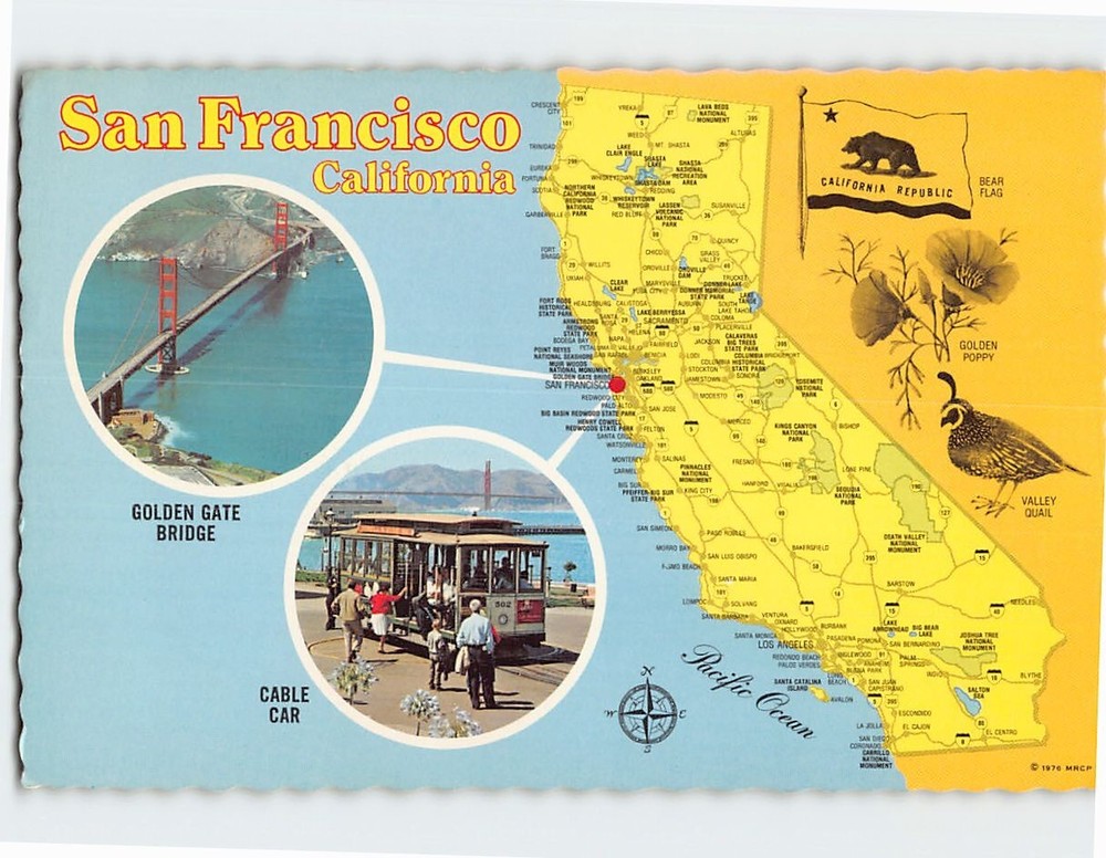 Postcard San Francisco California USA