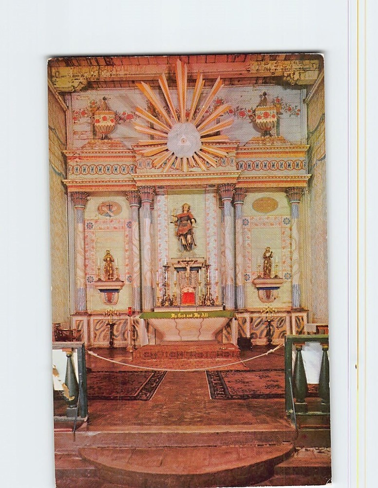 Postcard Mission San Miguel California USA