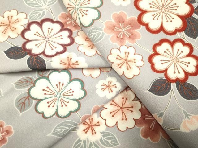 Heiwaya Washable Kimono Small Cherry Blossom Pattern Used