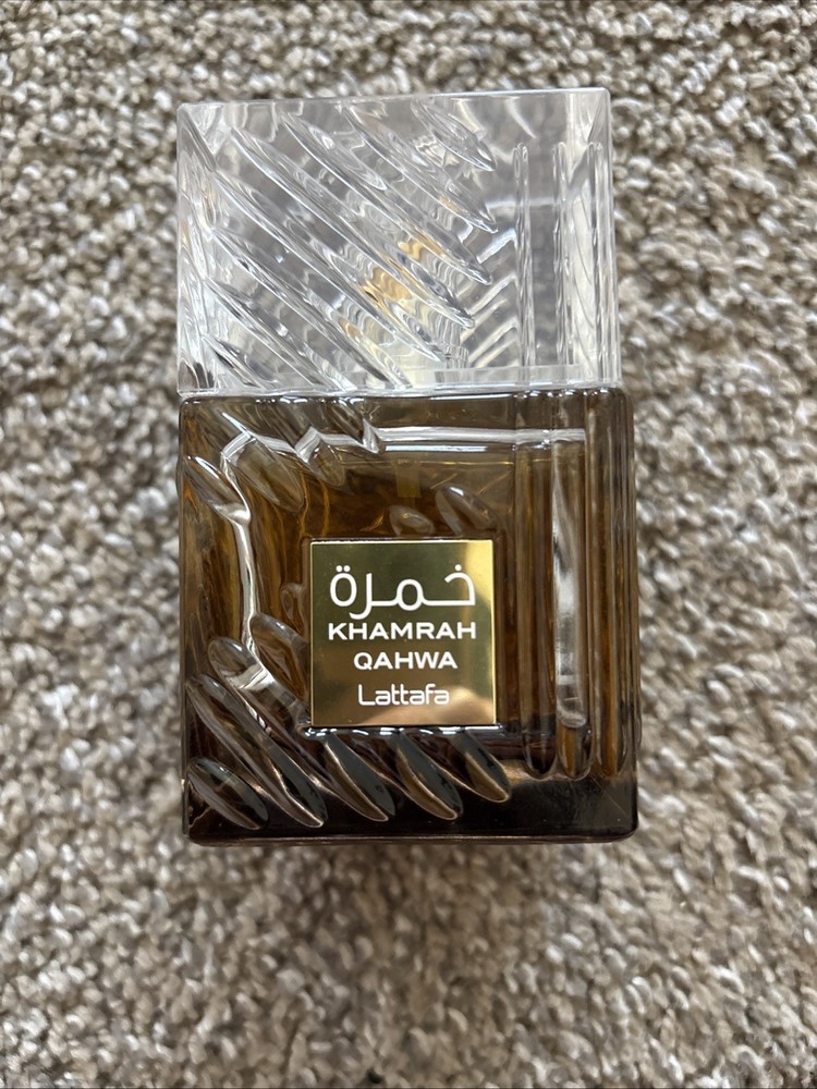 Lattafa Khamrah Qahwa Eau De Parfum Natural Spray for Unisex 3.4 fl oz / 100ml