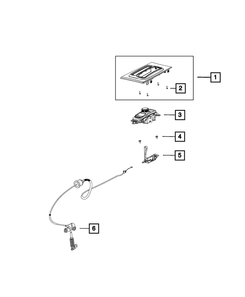 Genuine Mopar Transmission Shifter 56054498AK