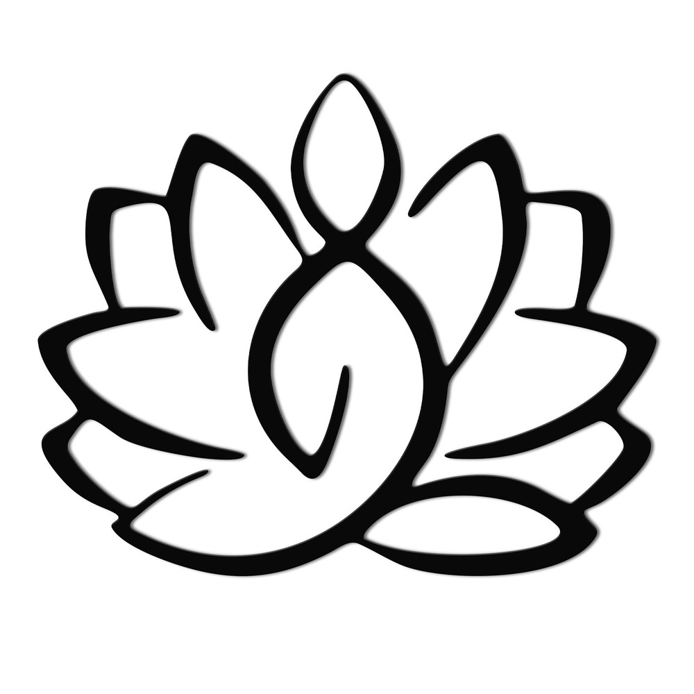 Lotus Wall Art with Buddha - Zen Wall Decor for Calming Spaces, Abstract Medi...-image