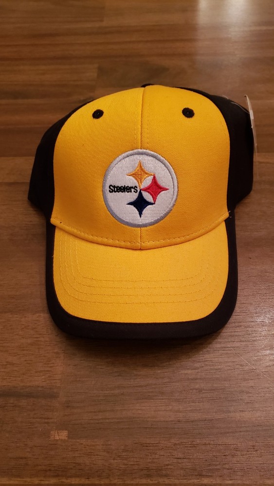 Pittsburgh Steelers NFL Team Strapback Hat One Size Adjustable Cap
