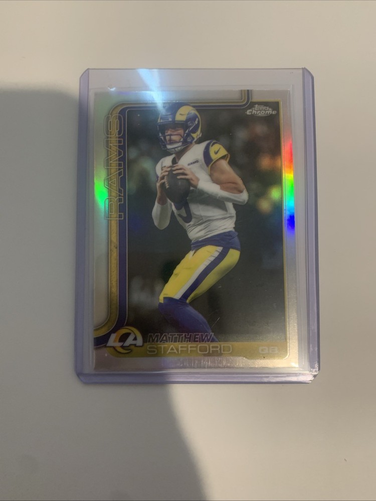 2025 Topps Chrome - Matthew Stafford #169 Refractor