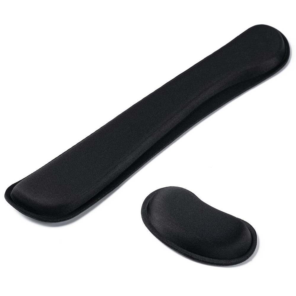 Ergonomic Gel Memory Foam Keyboard Wrist Rest for Comfort and Pain Relief