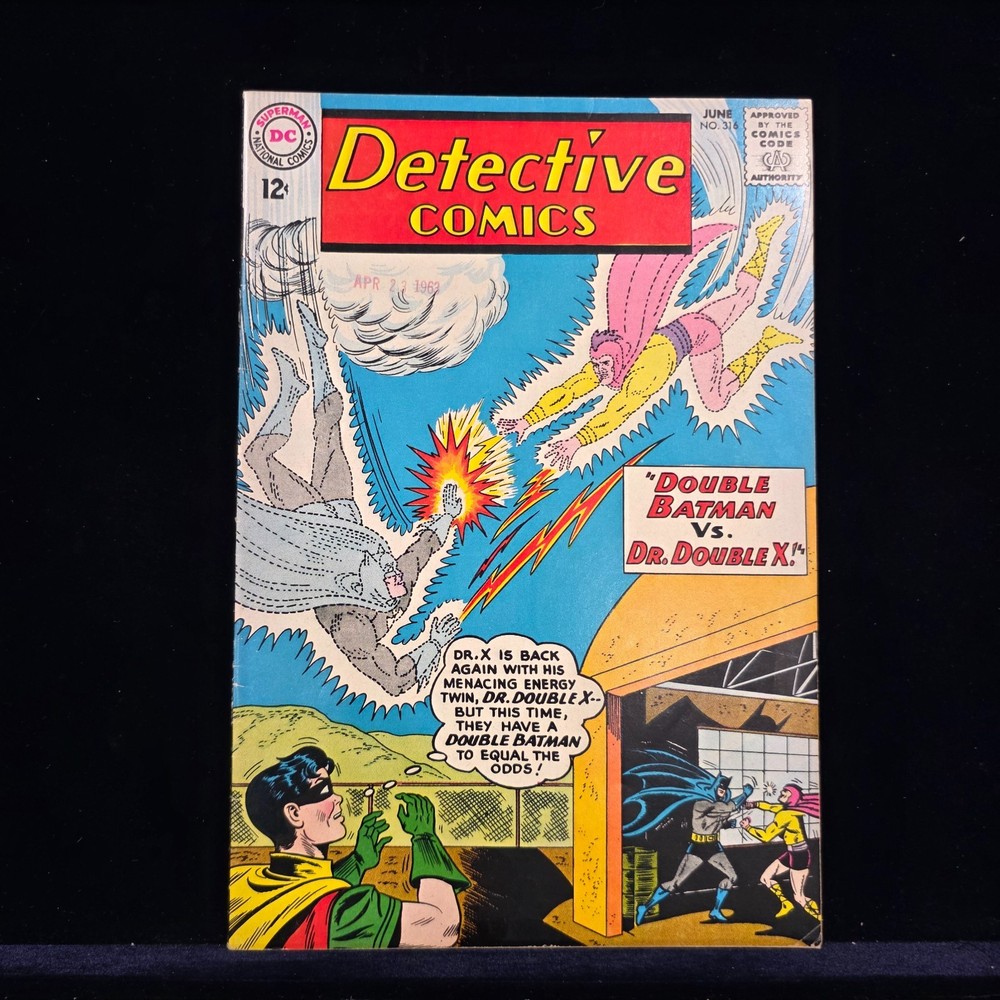 Detective Comics #316 (1963 DC Comics) – 5.0 VG/FN – Double Batman Dr. Double X