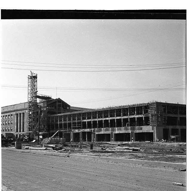 Photo:Pentagon Arlington County Virginia 1941 Construction Work Site