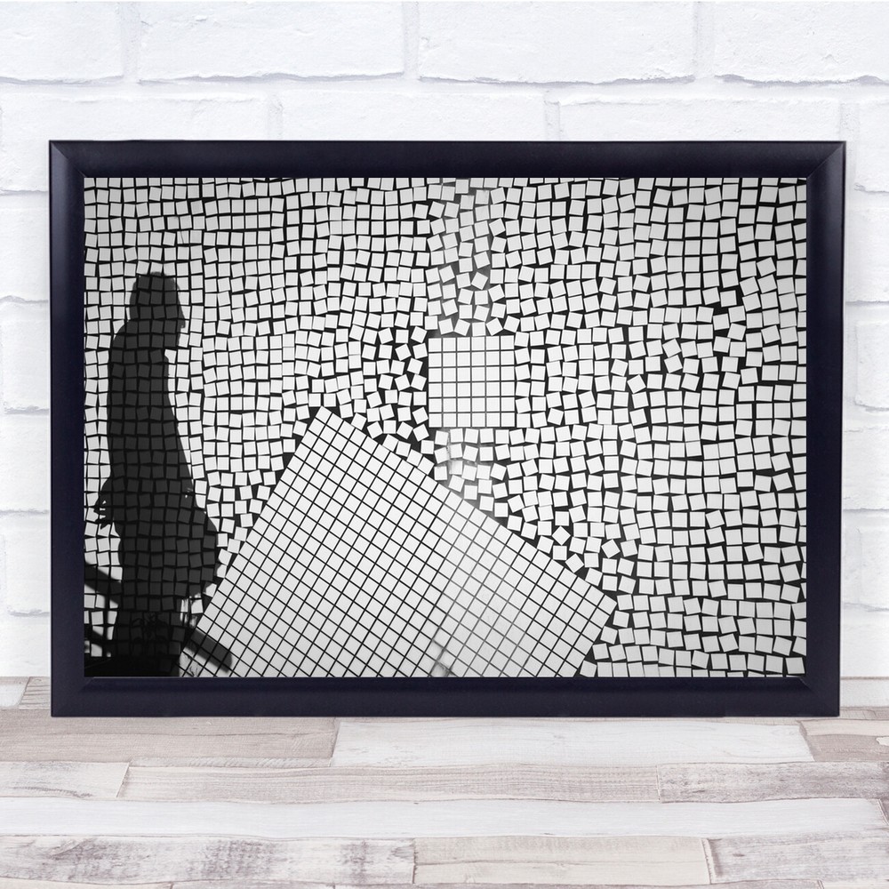 Street photography Wall Japan Art Square Wall Bricks Wall Art Print