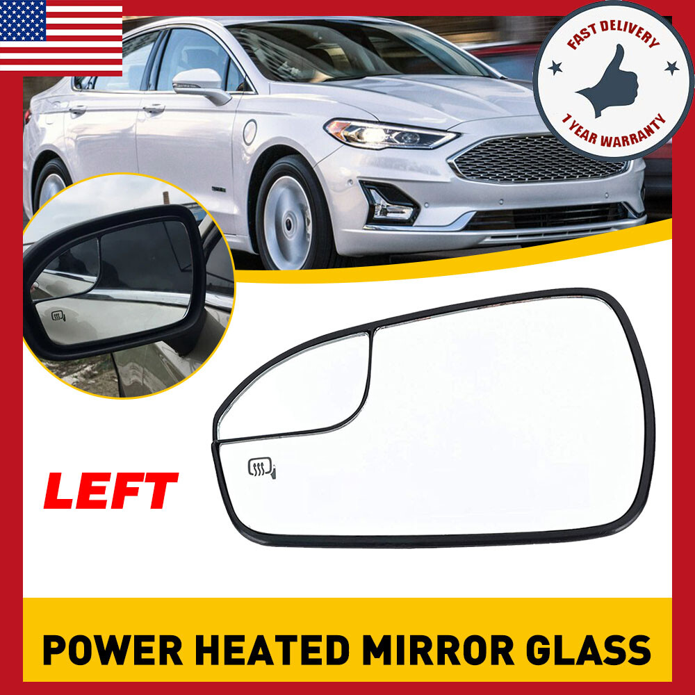 Ford Fusion 13-20 Driver Side Heated Door Mirror Glass PUS EXS Durable