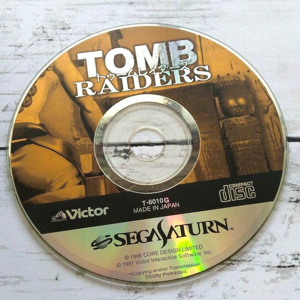 Tomb Raider Sega Saturn SS Japan Import Used Tested Disc Only