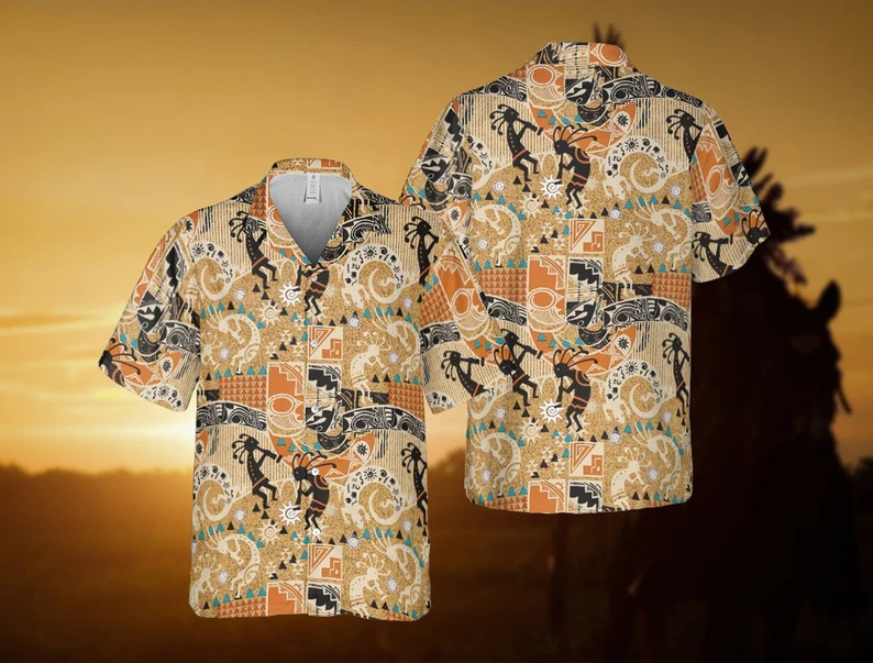 American Hawaii Shirt Summer Beach Vacation Aloha Tropical Island Men Women Gift