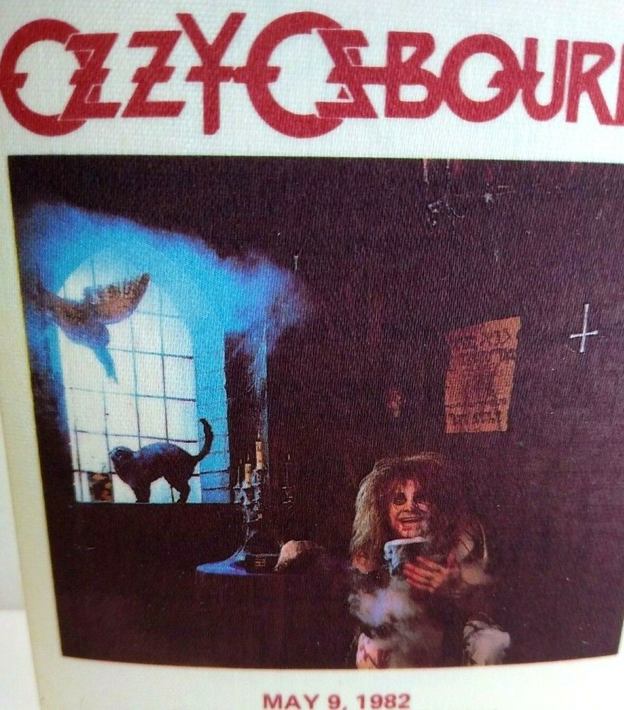 Ozzy Osborne Diary of a Madman 1982 Vintage Backstage Pass Original Heavy Metal