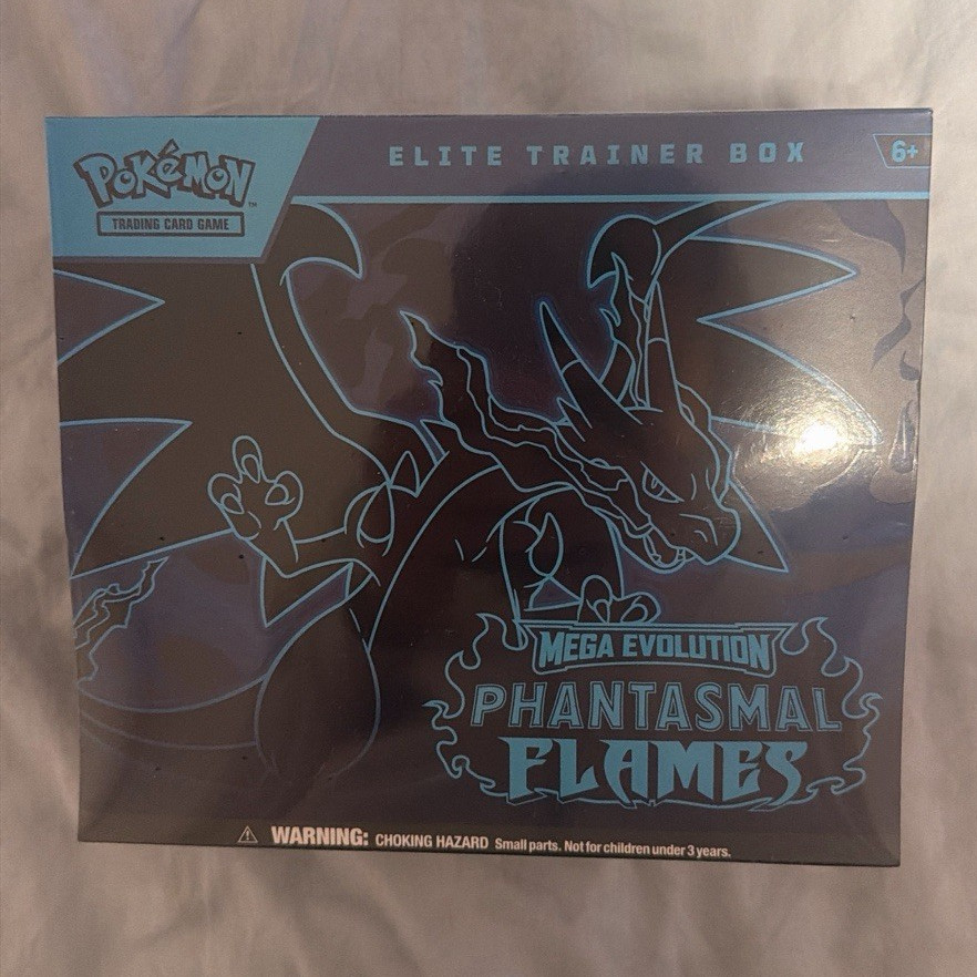 Pokémon TCG Mega Evolution Phantasmal Flames Elite Trainer Box Charizard 1 Box