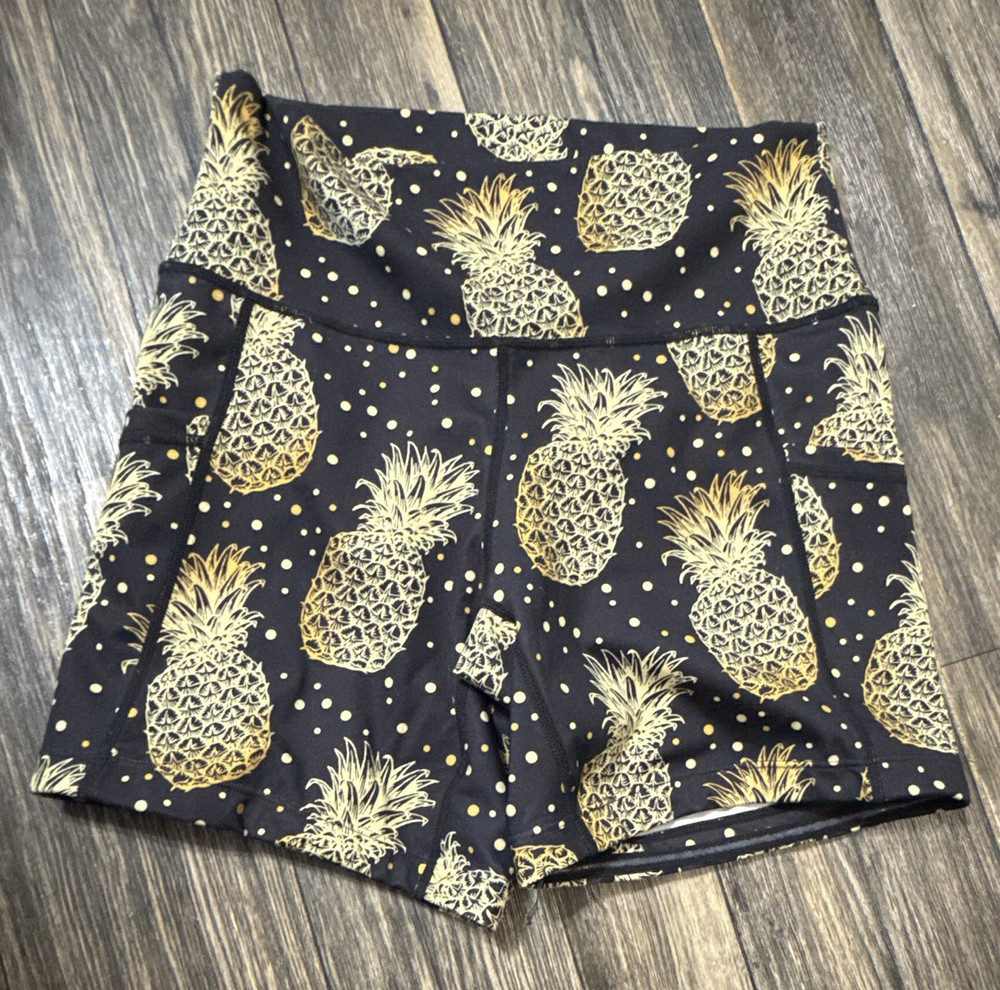 Constantly Varied Gear CVG Women’s Shorts Size S 5 inch Fineapple
