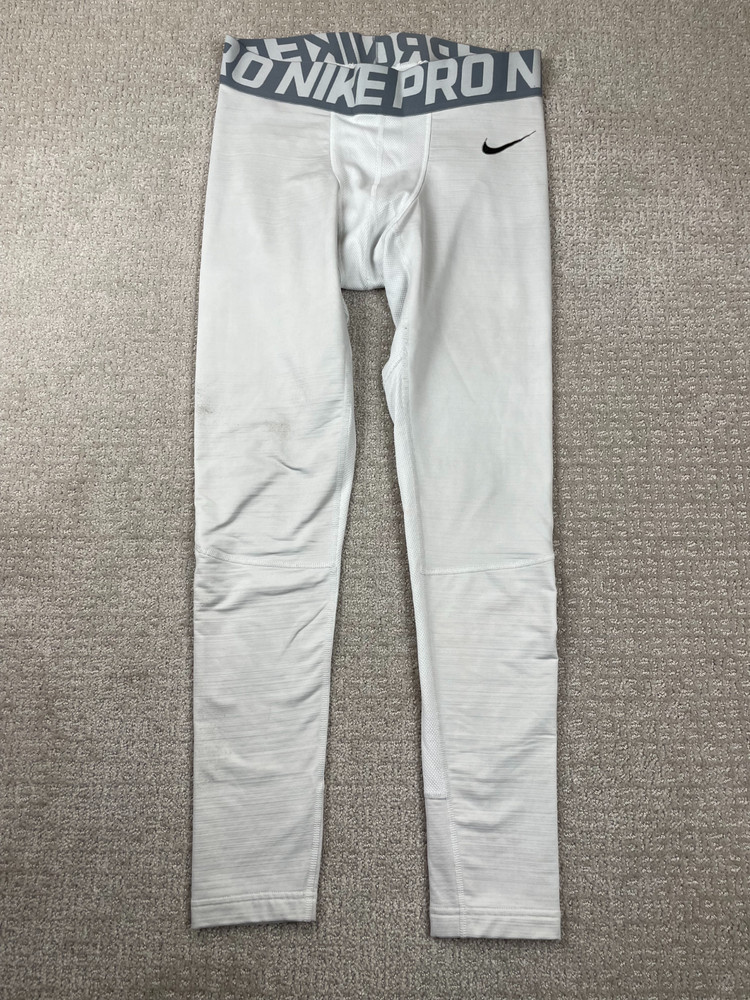 Nike Pro Training Tights Mens Large Gray Active Gym Workout Sports 709028-100