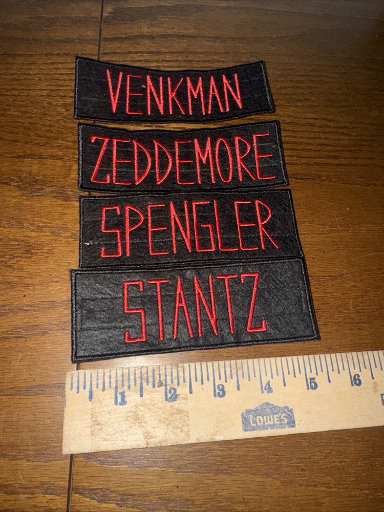 Ghostbusters Name Tag  Cosplay/Costume/Uniform patch set(4)