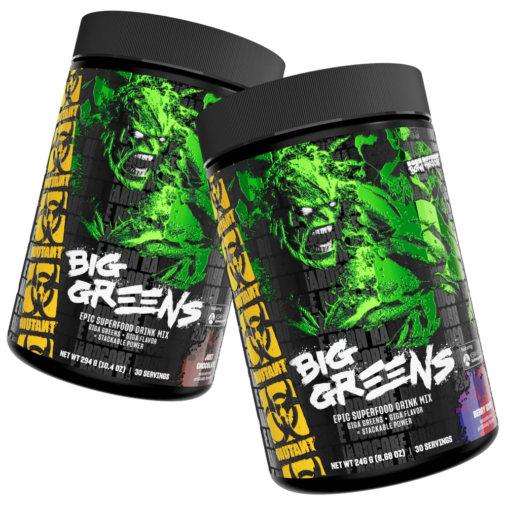 MUTANT® BIG GREENS Epic Superfood Drink Mix Reds Antioxidants 30 Servings