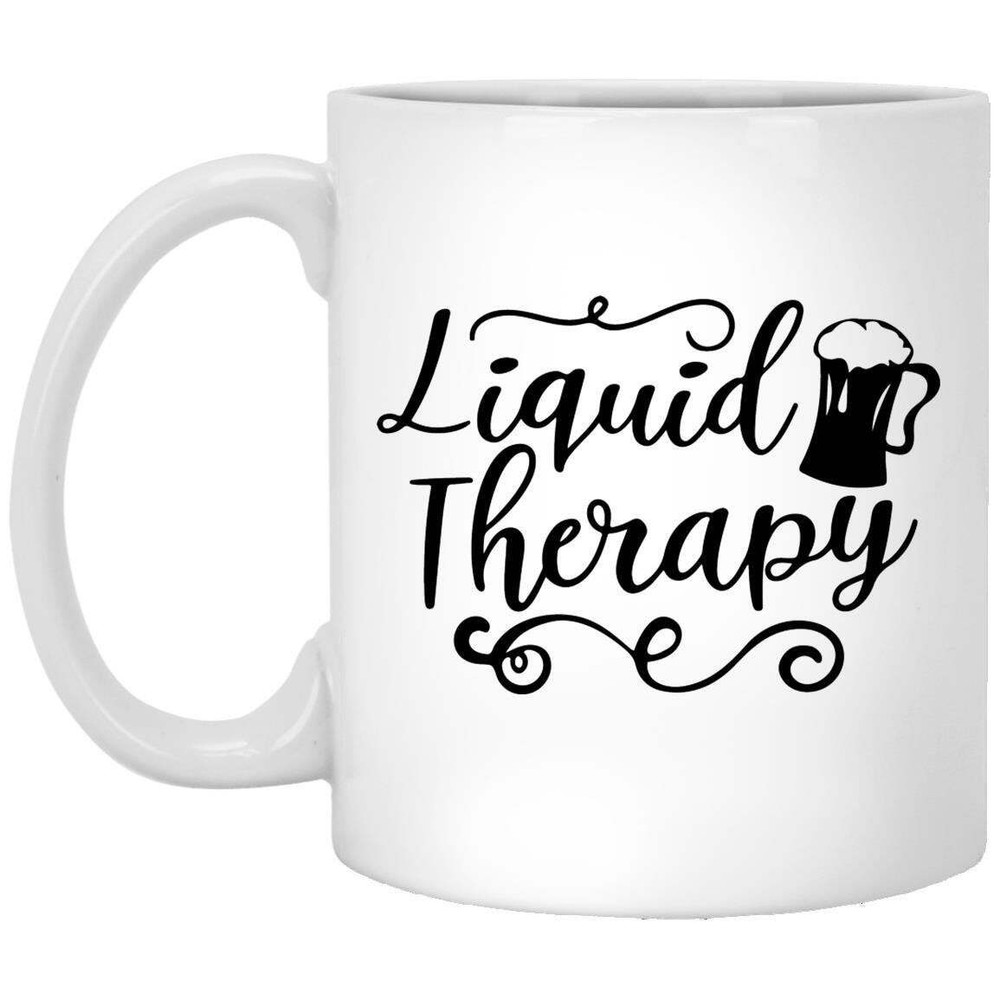 Liquid Therapy Beer Mug Gift Set for Dad Husband Grandpa Beer Lovers