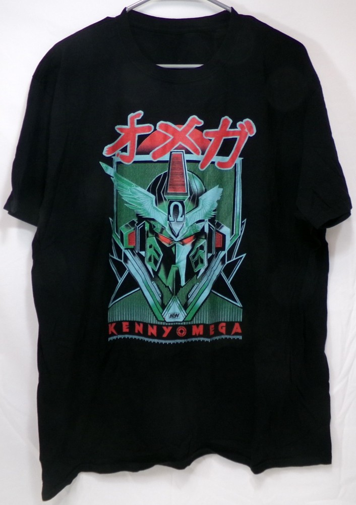 Unbranded AEW Kenny Omega Used Black XXL 2XL T-Shirt Tee Shirt