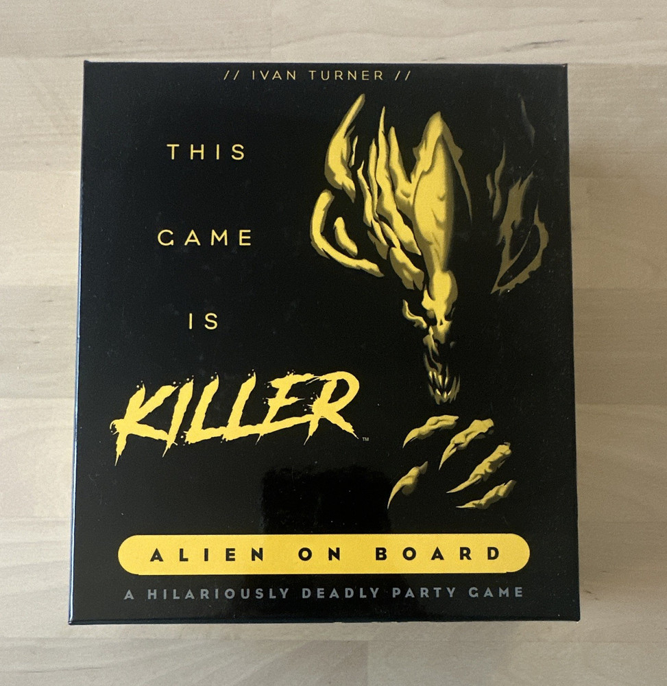 This Game is Killer — Alien On Board party game with neoprene mat