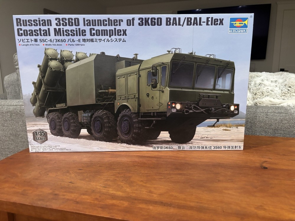 1/35 Trumpeter Russian 3S60 Launcher of 3K60 BAL/BAL-Elex Coastal Defense System