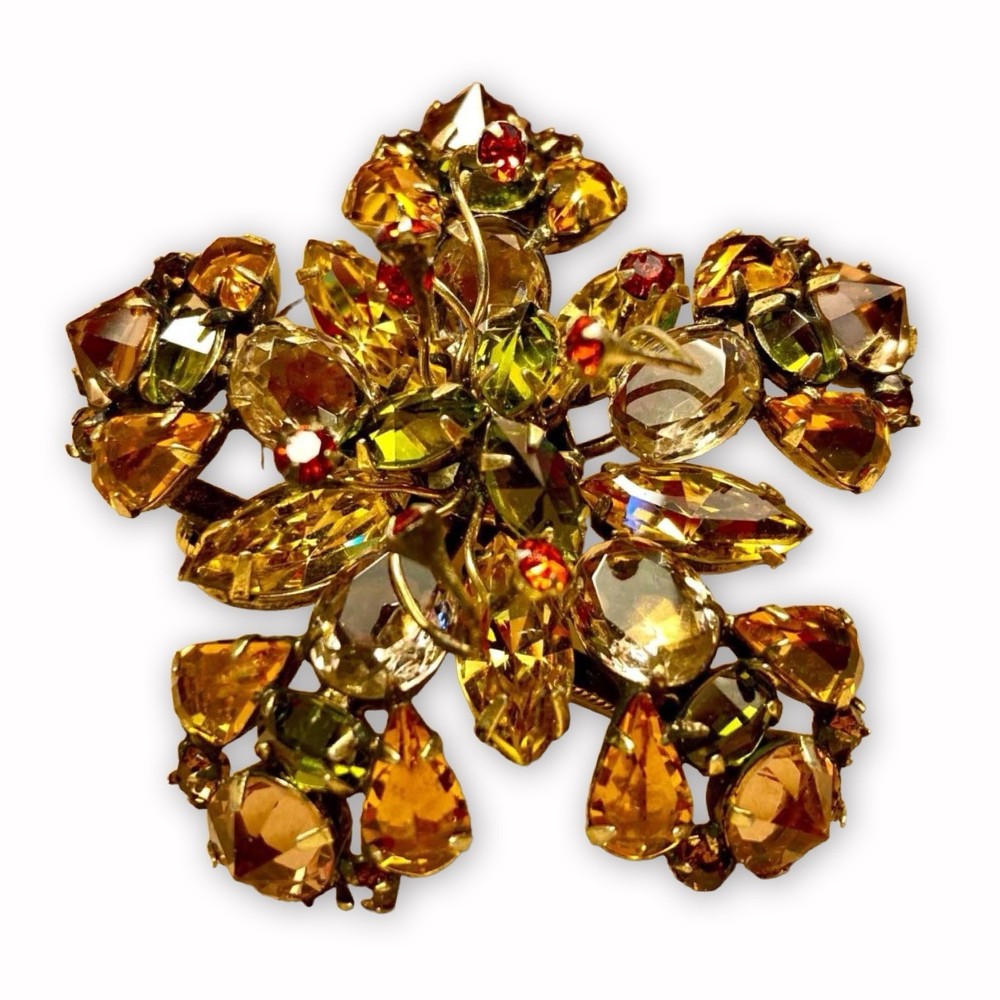 Schreiner New York Signed Brooch