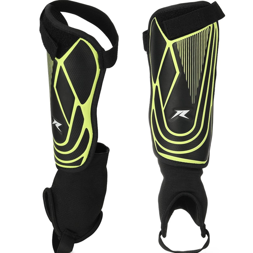 Soccer Football Shin Guards with Ankle Protection, Super Protective Flexible ...