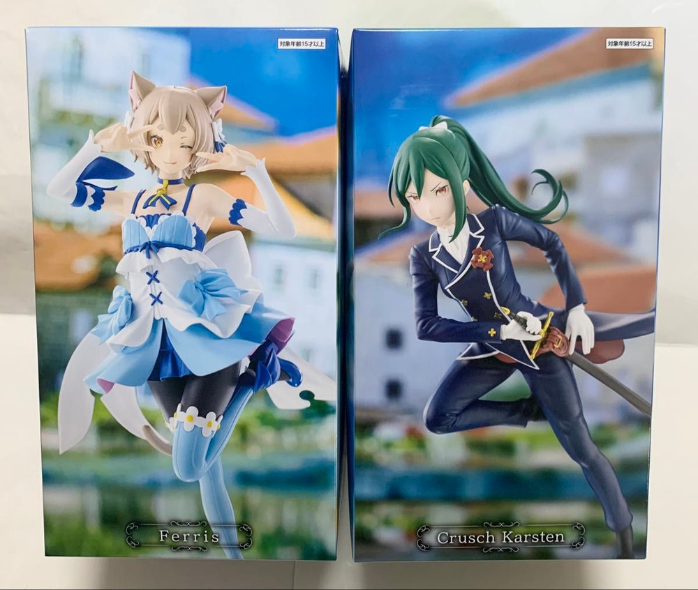 Re Zero Starting Life in Another World Crusch Ferris Figure Set of 2 Japan New