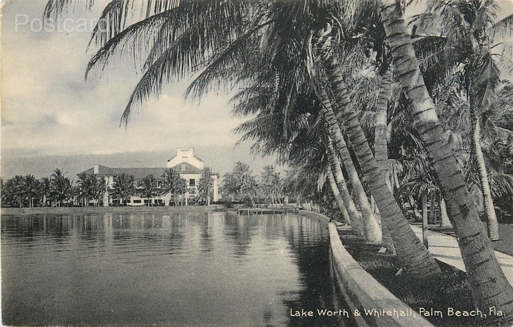 FL, Palm Beach, Florida, Lake Worth and Whitehall, Rotograph