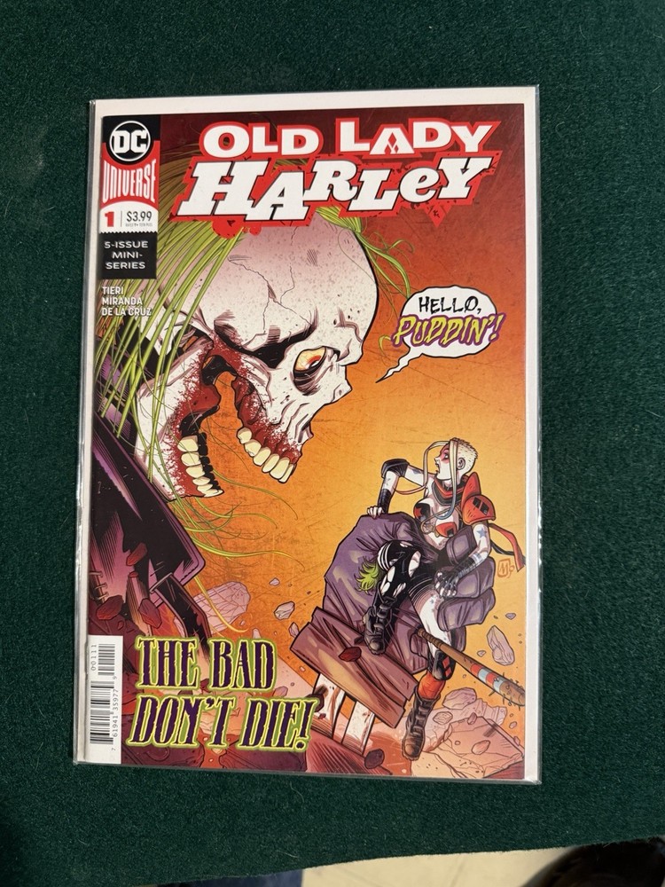 DC Comics Old Lady Harley #1 Harley Quinn Boarded Comic Book Tieri Miranda