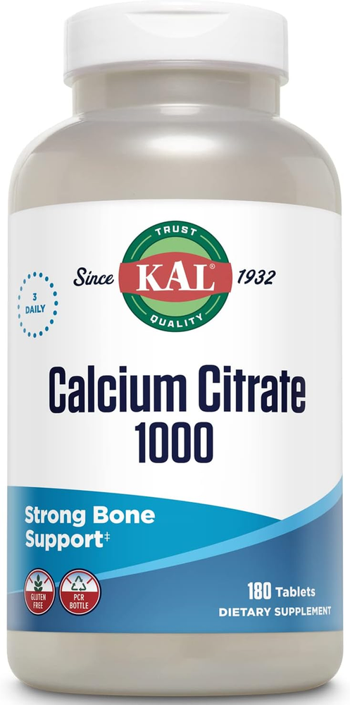Calcium Citrate 1000Mg, Calcium Supplements for Women and Men, Bone Health, Teet