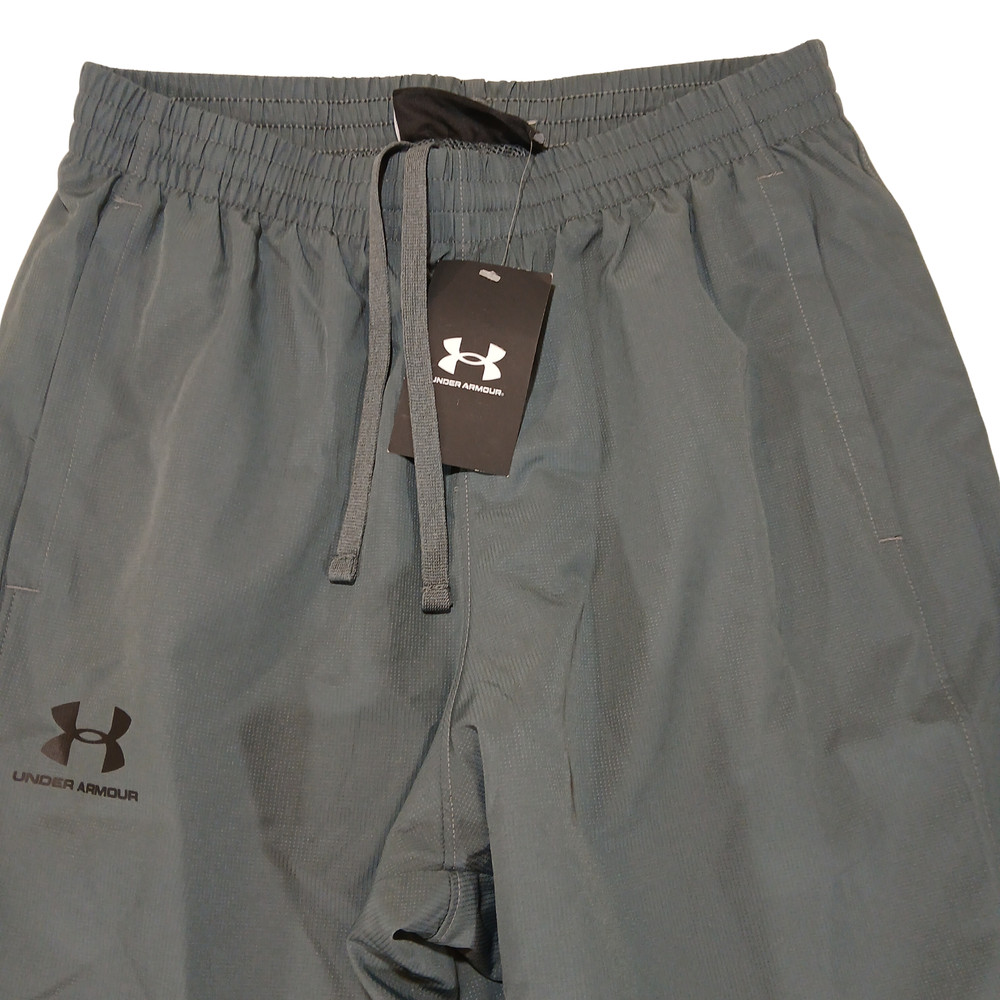 Under Armour Mens Vital Woven Training Pants Gray Black Mesh Lined Track Pants S