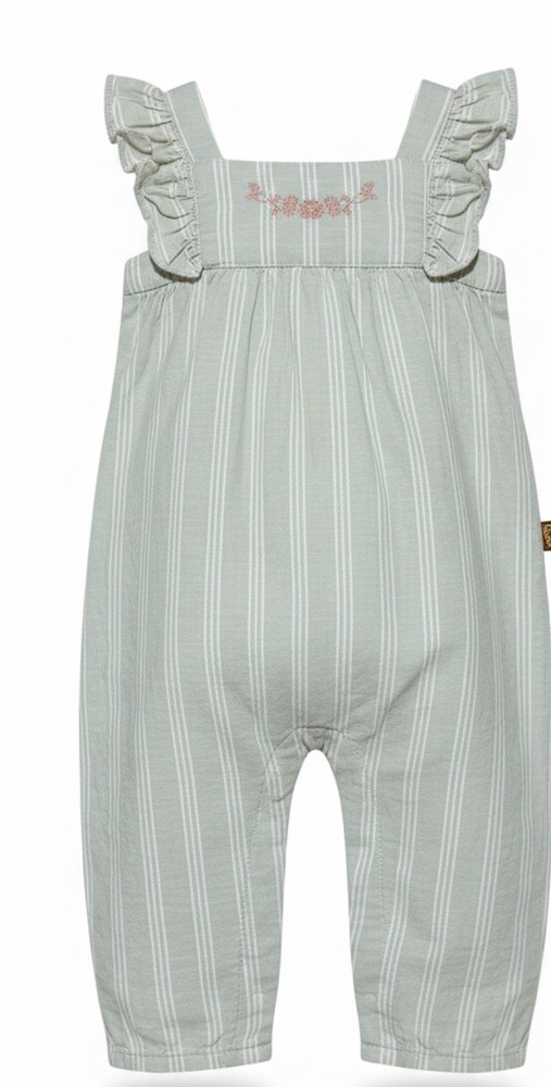 Carter's Baby Girl's 9M Striped Romper Sleeveless One Piece NWT Green/White