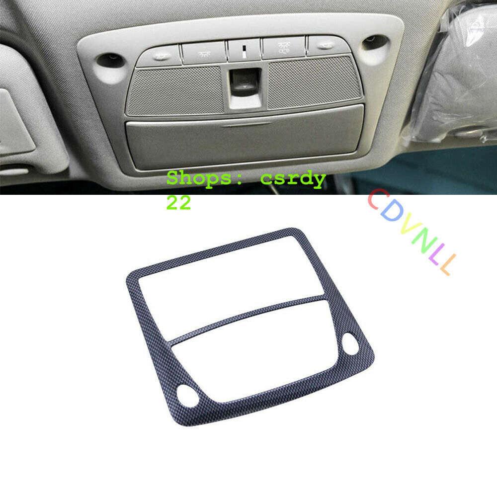 For Nissan Altima Teana 13-16 Carbon Fiber Car Roof Read Light Decor Cover Trim