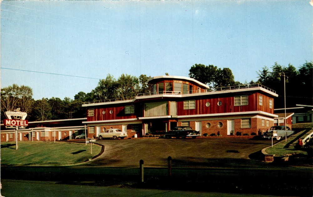 MOTEL ANCHORAGE, FAIRFAX, VIRGINIA, U. S. Postcard
