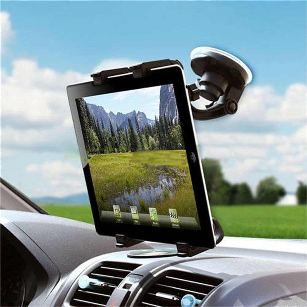Windshield Car Mount Window Holder Rotating Suction Stand Dock Cradle For Tablet