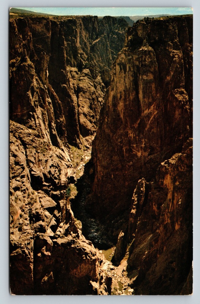 Black Canyon of the Gunnison National Monument, CO Chasm View VINTAGE Postcard
