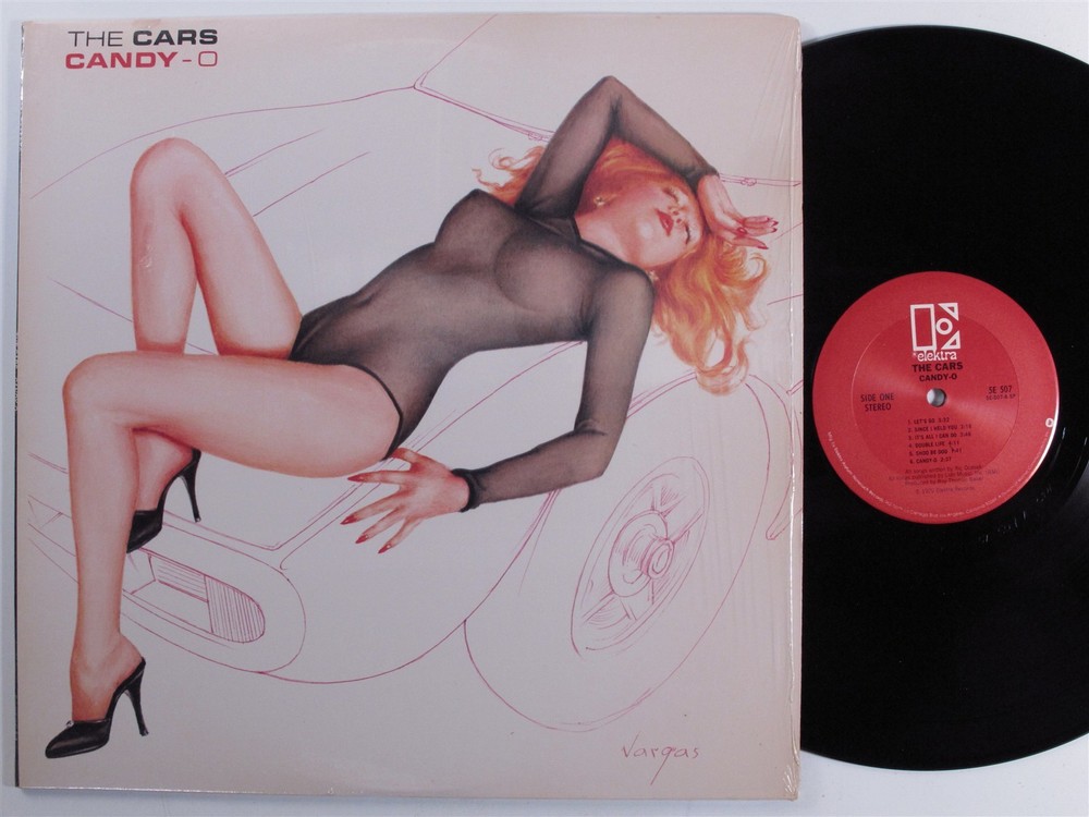 CARS Candy-O ELEKTRA LP VG+ club edition SHRINK d